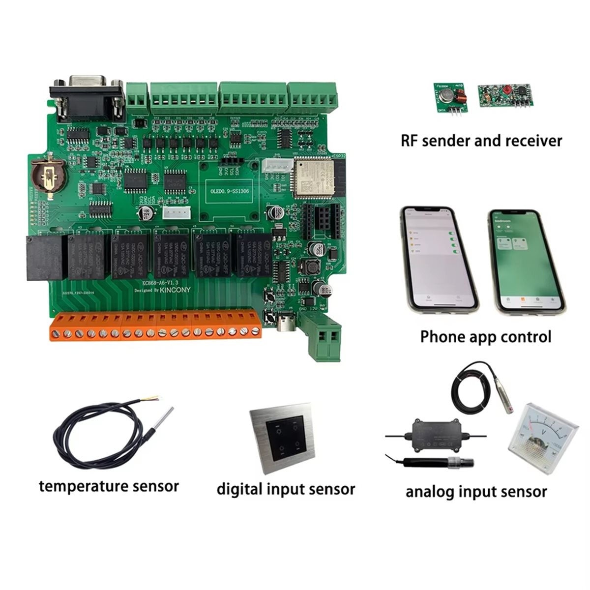 Home Automation Systems Diy - KC868-A6 Geliştirme Kartı, MQTT, Web, HTTP,