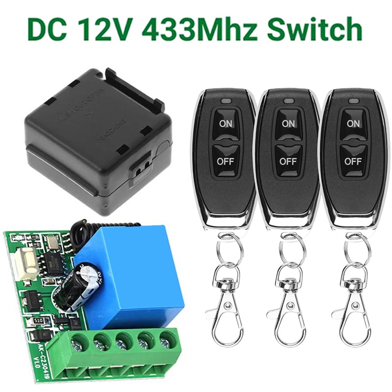 DC 12V 433Mhz RF Kablosuz Uzak - 433Mhz Receiver Module incelemesi ve fiyatı