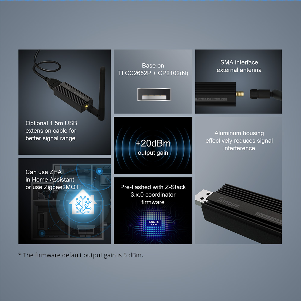 SONOFF Zigbee ağ geçidi 3.0 ZB - Zigbee Coordinator Stick incelemesi ve fiyatı