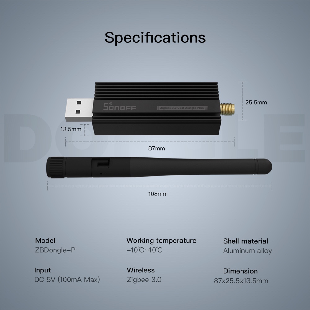 SONOFF Zigbee ağ geçidi 3.0 ZB - Zigbee Coordinator Stick incelemesi ve fiyatı